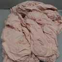 Amazon Basics 4 Piece Bed Sheets Set, 100% Cotton Jersey, Includes Super Soft, Flat and Fitted Sheets, Pillowcase, Queen, Blush, Solid