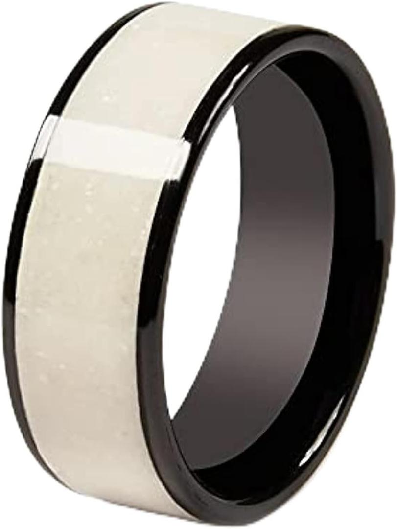 CNICK Tesla Smart Ring Accessories: Ceramic Ring for Model 3/Y/X/S and Cybertruck to Replace Key Card Key fob. (11, Snow)