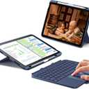 ESR for iPad (A16) 11th/10th Gen Flex Keyboard Case, Ultra-Light Magnetic Detachable Keyboard for iPad 10.9" with Writing/Viewing Modes, Larger Precision Trackpad, Blue