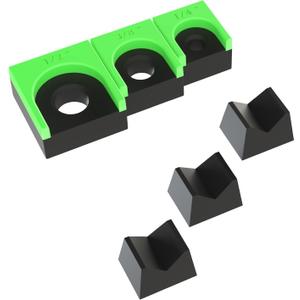 Ratchet Organizer Kit - 3 Pack Set, with Strong Magnets, Ratchet Organizer for Tool Box Drawer, Keep Tools Organized, for Garage, Workshop (Green/Black)