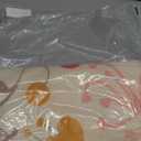 Welspo Splat Mat for Under High Chair, Washable Large Baby Splash Mat, Anti-Slip Silicone Spot Waterproof Floor Mat, Food Catcher Art Craft Leak Proof Mat(White Flower, 51inch X 51inch)