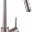 hansgrohe Talis S Stainless Steel High Arc Kitchen Faucet, Kitchen Faucets with Pull Down Sprayer, Faucet for Kitchen Sink, Magnetic Docking Spray Head, Stainless Steel Optic 14872801 (1.75)