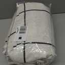 MYSKY HOME 100% Blackout Plaid Farmhouse Linen Curtains 84 Inch Long 2 Panels Set for Living Room Double Layer Windowpane Drapes Thermal Insulated Privacy Protection Rod Pocket Back Tab, 52" W, Black