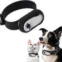 XUMIUZIY Pet Collar Camera, 1080P Camera for Dogs Cats with LCD Display, 170° Wide Angle, 5 Minutes Video Recording, 3 Hours Battery Life, Mini Action Cameras for Video Records