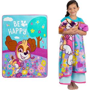Franco Kids Bedding Super Soft Micro Raschel Throw, 46 in x 60 in, Paw Patrol Skye Girls, 