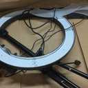 NEEWER 18 inch Ring Light with Tripod Stand and Phone Holder, Ultra Thin Video Ringlight 2900K-7000K TLCI98 App Control, Softer Lighting for Lash Tattoo Makeup Live Stream TikTok, RP18B Pro White