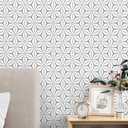 Rugreat Geometric Wallpaper Peel and Stick Modern Hexagon Contact Paper for Cabinets Self Adhesive Removable Wallpaper for Bedroom Gray and White Contact Paper for Bathroom Waterproof 78.8inL 17.3inW Set of 2