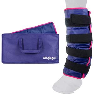 Magic Gel Horse Ice Pack with Carry Case - Single Ice Boots | Cooling Horse Leg Wraps for Hock, Ankle, Knee, Legs, Boots, and Hooves | Horse Tack & Horse Supplies & Ideal Gift for Horse Lovers Women