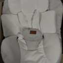 Baby Swings, Infant Swing with Remote Control, 5 Speed Adjustable, Machine Washable Seat Pad, 5 Point Harness, Bluetooth Connection, Electric Baby Swing for Indoor Use (Gray)