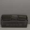 AMI PARTS 8531233 WP8562043 Universal Dishwasher Silverware Basket Replacement Fit for Whirlpool Kitchenaid Dishwasher Utensil Rack Basket, Replaces 8531233,8562043, WP8531233VP,  Silver Gray