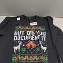 But Did You Document It Funny Office Christmas Ugly Sweater Sweatshirt, Medium Size