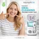 Bostontech Water Flosser Deep Oral Cleaning with Electric Power Oral irrigator with 10 Adjustable Pressure Levels 9 Nozzles Includes Special Nasal tip 600 ml Tank Ideal for Gums Braces Implants