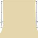 Tan Photography Backdrop for Photoshoot, Fabric 6x9ft | Versatile Studio Photo Backgrounds, Non Reflective, Easy to Use, for Portraits, Product, Party, Video Creation