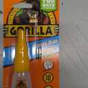 Gorilla Super Glue with Brush & Nozzle Applicator, 10 Gram, Clear, (Pack of 4)
