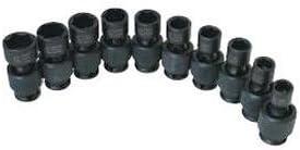 SOCKET SET IMPACT 3/8IN 10PC MET FLEX