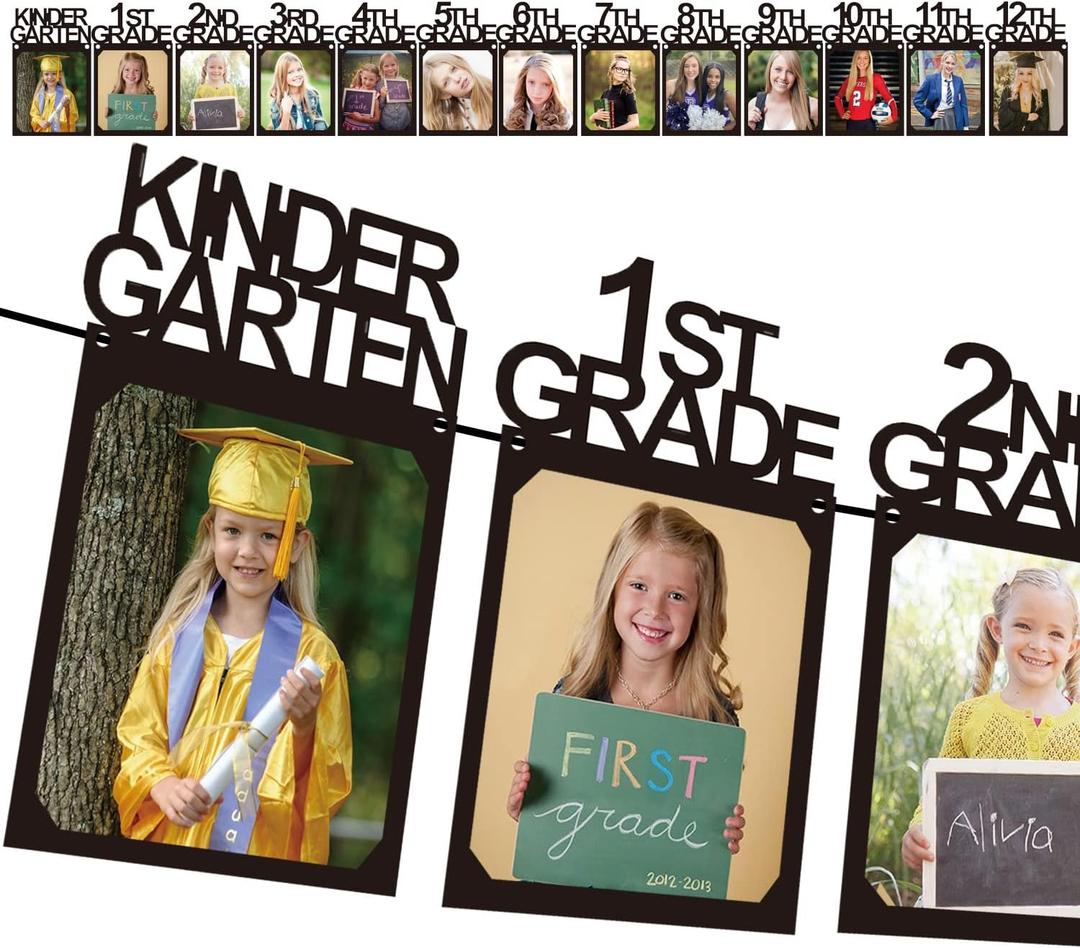 2026 Graduation Photo Banner 8x10 K-12 Graduation Party Photo Display Graduation Party Decorations Personalized Graduation Announcements Banner for High School College Graduation Party Supplies TD112