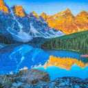 500 Piece Puzzles for Adults - Moraine Lake in Banff National Park - by Photographer Billi - Challenging Landscape Jigsaw Puzzle