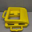 ROBLOCK Pallet Jack Chock Heavy Duty Wheel Chock, Pallet Jack Stopper for Truck 14.2" Length x 11.2" Width x 2" Height (2 Pack,Yellow)