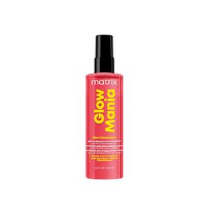 Matrix Glow Mania Leave In Conditioner - Glow Gatekeeper, Enhances Shine and Preserves Color Vibrancy with Heat Protection, Glycolic Acid & Rosehip Oil, For Dull & Color-Treated Hair, 8.5 Fl Oz