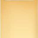 A4 Clipboard Gold Stainless Steel Metal Legal Pad Menu Writing Pad Office Organiser with Hanging Hole by NEWBEER 12.5x8.9inch 19oz