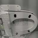 Elongated Smart Bidet Toilet Seat, Electric Smart Heated Seat with Slow Closes, Warm Water, Dryer, Vortex Wash, Rear and Front Wash, Night Light, White, 208 (Elongated)