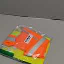 Geyoga 2 Pieces Dog Reflective Vest Adjustable Dog Safety Service Vest Pet High Visibility Apparel Pet Jacket Clothes Safeguard for Hunting Outdoor Walking Night(L,Blaze Orange, Fluorescent Yellow)