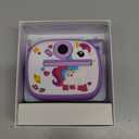 Kids Camera Instant Print, Kids Digital Camera with Photo Printing, Print Paper & 32GB Card, Kids Print Camera Birthday Gifts for Girls Boys 3 4 5 6 7 8 9 10 Year Old (Purple Unicorn)