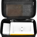ALKOO Case for KODAK Dock Plus 4PASS Instant Photo Printer (4x6 inches), Storage Holder for Cartridge Refill & Photo Paper/Charger Accessories - Box Only (Black)