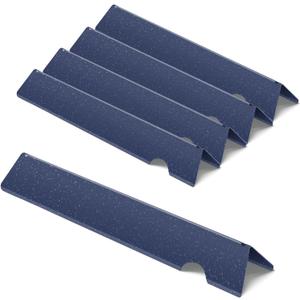 17 Inch Flavorizer Bars for Weber Genesis II/II LX 300, II E310, II E315, II E335, II LX340 Gas Grill with Front Control Knobs, 5 Pcs Porcelain Steel Flavor Bars For Weber Genesis II Parts 66795