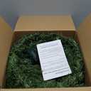 Christmas Wreath Pre-lit 24 inch with 50 Led & Cupressus Tips, Battery Operated Artificial Christmas Wreaths for Front Door with Timer Lights, Wreath for Christmas Decoration Door Windows Wall Green