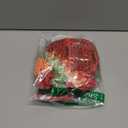 Handmade Knitted Purse Wool Woven Purse Strawberry Shaped Shoulder Bag for Women Crossbody Bag with Drawstring (Pink)