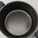 GoodCook Everyday Nonstick Dutch Oven with Lid, 4.7 Quart, Black, Aluminum Base for Even Heating, Tempered Glass Lid, Ergonomic Flame Guard Handles, Easy to Clean, Ideal for Soups and Stews