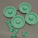 4 Pcs Diaphragm Duck bill Color Mint Green And 6 Small Peices