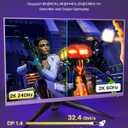 IVANKY 8K DisplayPort 1.4 Cable, [2 Pack, 6ft] High Speed DP Cable, [8K@60Hz, 4K@144Hz, 2K@240Hz] HBR3 Support 32.4Gbps, HDR, HDCP, High Speed Display Port Cord for Gaming Monitor,Graphics,PC,Laptop