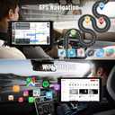 Leadfan Android 12 Car Radio for Toyota Highlander 2014-2019 Stereo with Apple CarPlay Android Auto, 10.1 Inch IPS Touch Screen Audio Receiver with Bluetooth WiFi GPS Navigation Rear Camera SWC