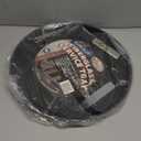 Winco TFG-14K Round Fiberglass Tray with Non-Slip Surface, 14-Inch, Black