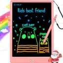 LCD Writing Tablet Doodle Board, 10.5 inch Colorful Drawing Pad,Electronic Drawing Tablet, Drawing Pads,Travel Gifts for Kids Ages 3-8 Year Old Girls Boys (Pink)