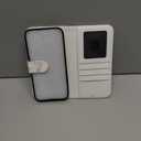 LUMARKE Designed for iPhone 15 Plus Wallet Case - Detachable Flip Folio Cover - RFID Blocking 4 Card Slots Holder - Leather Magnetic Kickstand - Protective Phone Case 6.7", Grey Marble