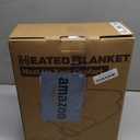 Heated Blanket Electric Blanket Full Size 72''x84'' with 9 Heating Levels, 1-10 Hour Auto Shut Off, Machine Washable, Flannel & Sherpa Soft Warming Blanket for Couch, Bed, Office - Black