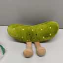 Pickle Plush Pillow, 10" Funny Food Plushies, Soft Pickle Stuffed Animal Kawaii Birthday Gifts for Teen Boys