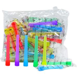 100PCS Hookah Tips Disposable Hookah Mouth Tips BPA-Free Plastic Hookah Accessories Individual Wrapped Multi-Color Food Grade Mouth Tips (3.51inch)