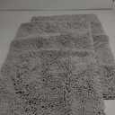 Yimobra Washable Bathroom Rugs, Super Soft & Absorbent Chenille Bath Mat for Floor & Carpet, Quick Dry Non Slip Bath Mat for Tub Shower, 32"x20",Teal Blue