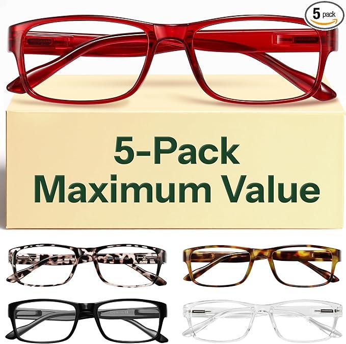 Gaoye 3.0 Professional Reading Glasses for All Day  Computer Readers with Blue Light Protection  Value Pack