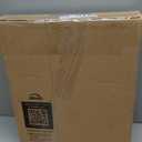 Mayfair Padded Toilet Seat with Chrome Hinges, Soft Vinyl over Wood Core Seat, Made in USA, Round, White (Elongated)