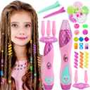 Hair Braiding Machine, Hair Salon Toys for Girls with Braider, Beads, Wig & Accessories, Kids Hair Styling Tool Toy Set, Christmas Birthday Toys Gifts for Girls