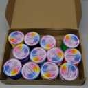 Ewpart 12 Rolls 2mm Nylon Cord for Bracelets Making Nylon String for Bracelet, Jewelry Making, Rattail Satin Cord for Kumihimo,Beading,Lanyard,Necklace, Keychain, Macrame,Braiding Silk Silky Cord