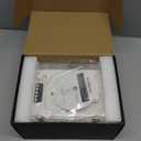 Portable CD Player with Bluetooth for Home CD Player with Built-In Speakers, Compact Desktop Design, USB, AUX, Headphone Jack, Vintage CD Player for Music Lovers (White Wood)