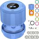 UNERVER M11 Mason Jar Vacuum Sealer - Electric Mason Jar Vacuum Sealer Kit with Wide and Regular Mouth Mason Lids, Jar Vacuum Sealer for Canning Jars, Vacuum Sealing Machine for Food Storage (Blue)