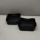 AF140 UK Silicone Air Fryer Liners for Ninja Air Fryer AF180 AF181, for COSORI 5.5 6L, 2pcs Reusable Airfryer AF141 UK Silicone Trays for Philips HD9270, 9 Inch Square Non-Stick Air Fryer Acc