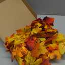4 Pack Fall Decor Garland - Fall Thanksgiving Decorations for Home - 23.6Ft Maple Leaves Garland with Lights Battery Operated for Mantle Fireplace Table Indoor Outdoor Autumn Halloween Christmas Decor